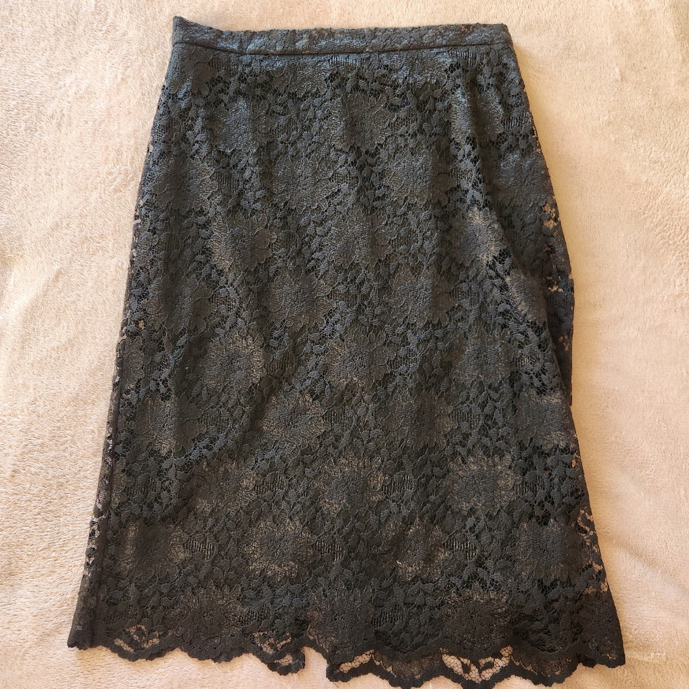 Black Lace Skirt